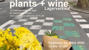 spring pop-up: plants + wine