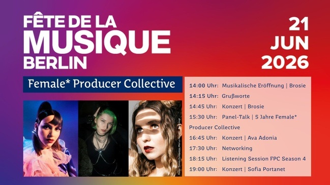 Female* Producer Collective @ Fête de la Musique