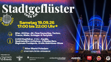 Stadtgeflüster Open Air XXL Silent Disco - Alter Markt Postdam