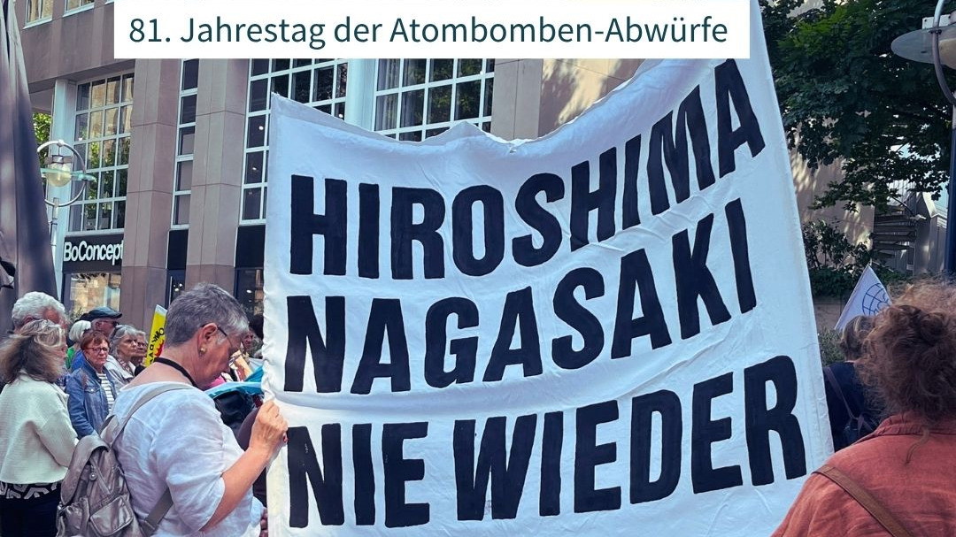 Titelbild der Veranstaltung Hiroshimatag: Kundgebung und Demo