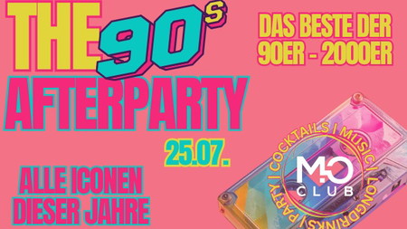 The 90´s Afterparty - Mo Club Augsburg