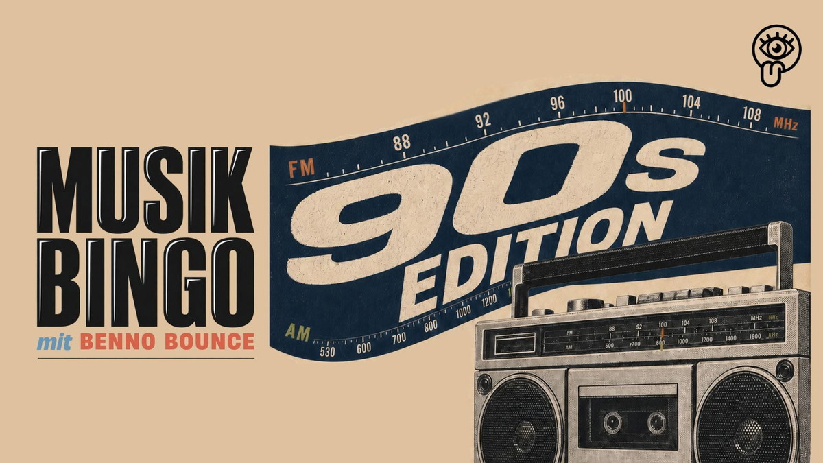 Titelbild der Veranstaltung MUSIK BINGO • 90s EDITION