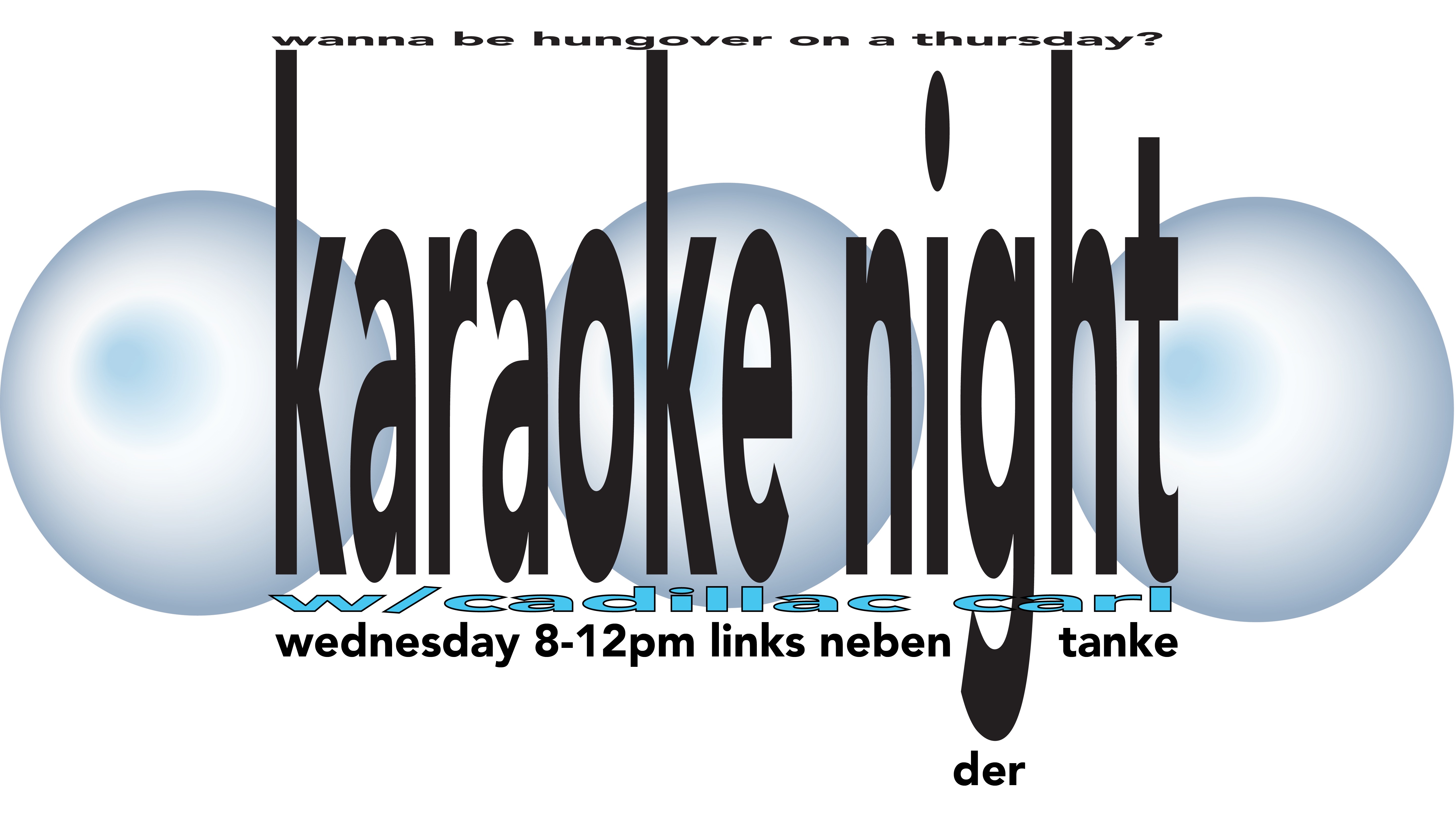 karaoke night w/cadillac carl