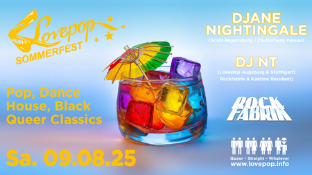 LOVEPOP Sommerfest - Queer Clubbing feat. DJane Nightingale