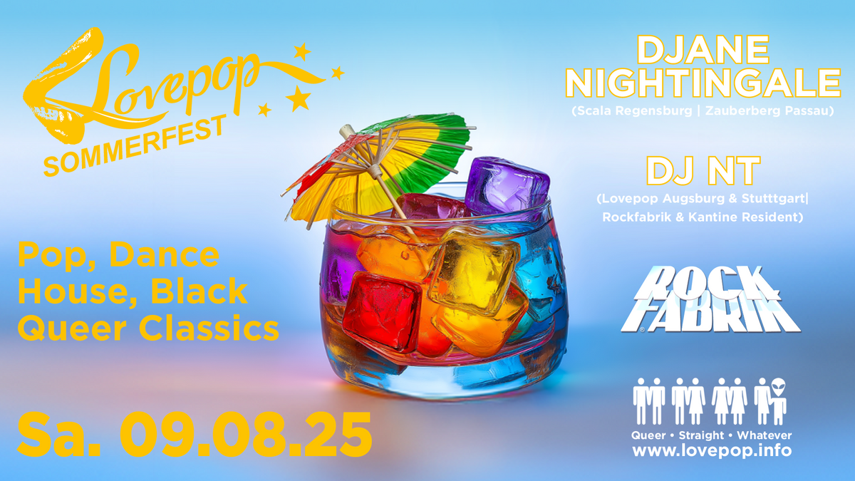 LOVEPOP Sommerfest - Queer Clubbing feat. DJane Nightingale