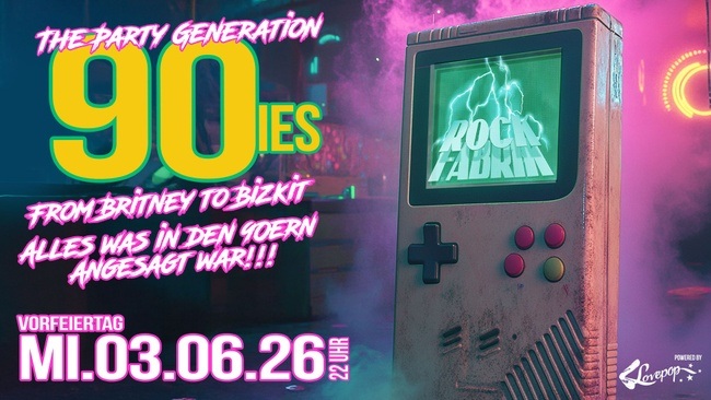 90IES - THE PARTY GENERATION - from Britney to Bizkit