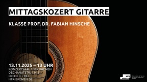 Mittagskonzert Gitarre