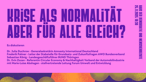 Krise als Normalität − Aber für alle gleich?