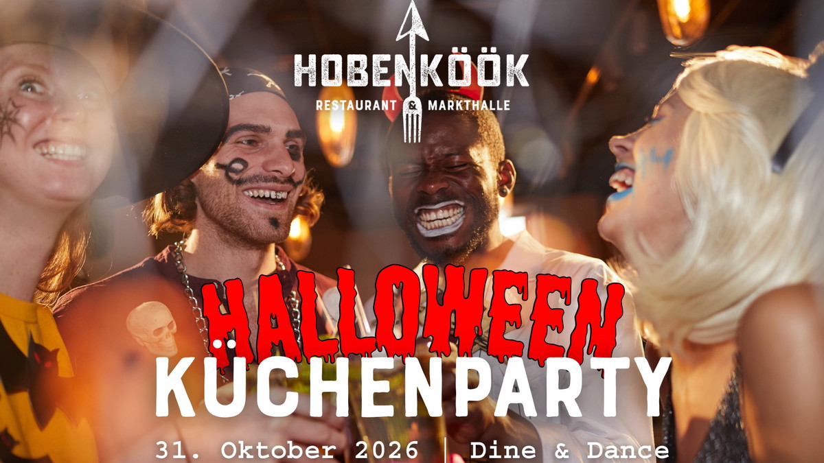 Titelbild der Veranstaltung Halloween Küchenparty - Dine & Dance