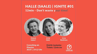 12MIN.ME - International erfolgreiches Gesprächsformat erstmals in Halle (Saale)