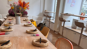 Töpfern & Kranz binden Kombi Workshop im Studio Calma in Düsseldorf