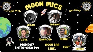 Moon Mics:  A Moonday comedy show