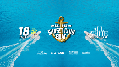 I LOVE REGGAETON | SUNSET CLUB BOAT | ALL WHITE dresscode