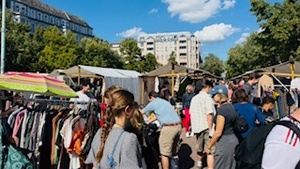 Langschläfer Flohmarkt Winterfeldtplatz