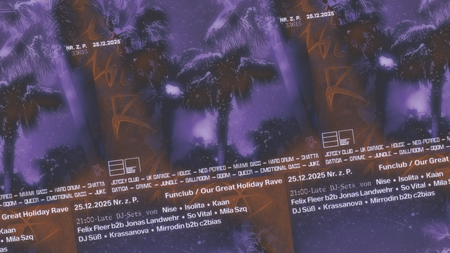 Our Great Holiday Rave 2025 • Funclub Intl.