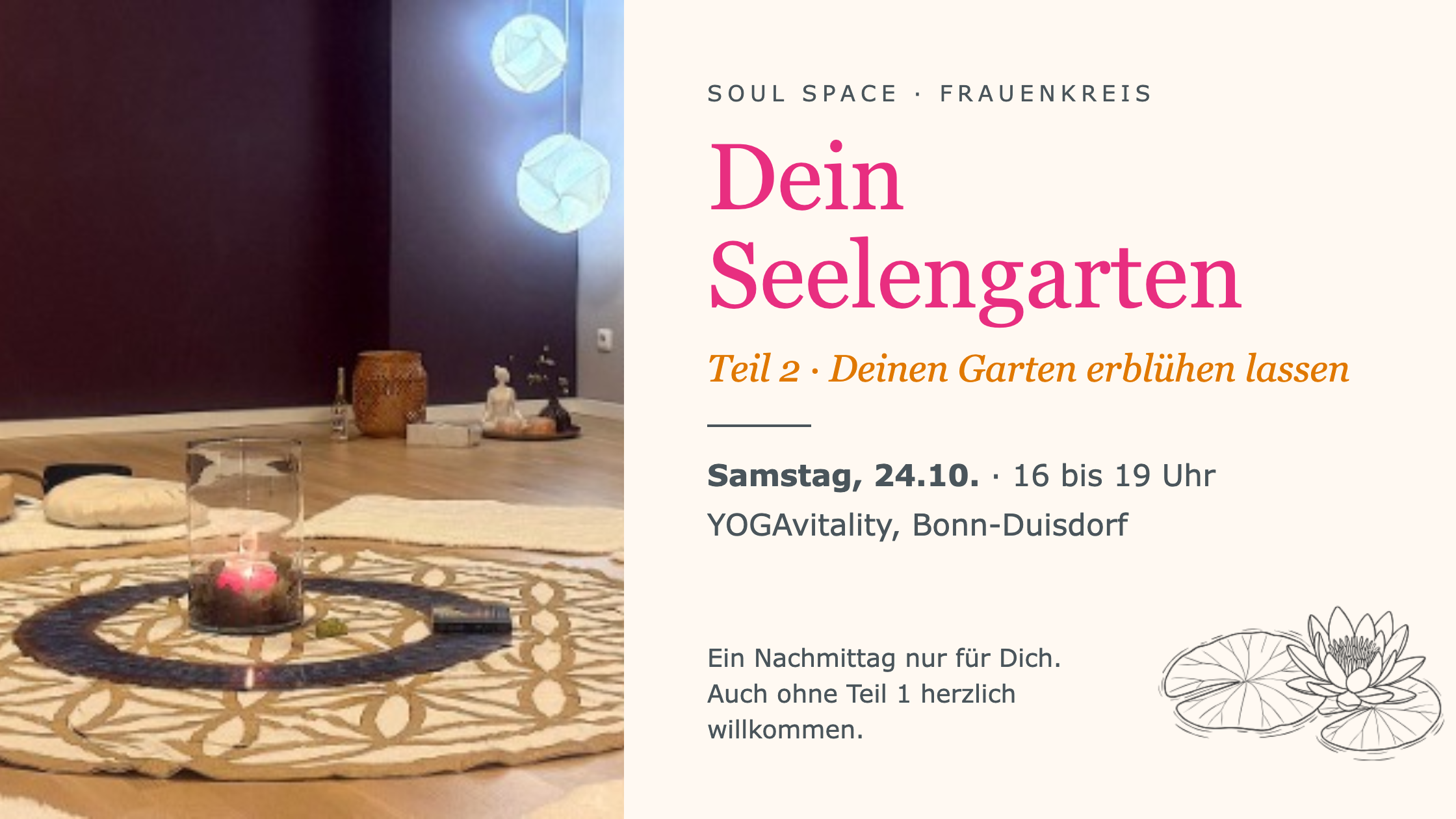 Der Schoßraum - Dein Seelengarten