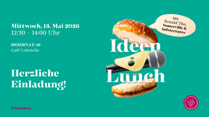 IdeenLunch im Mai: Mit Ronald The vom Somerville