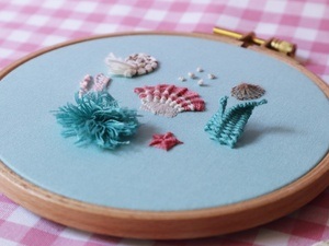3D Embroidery Workshop. Under the Sea.