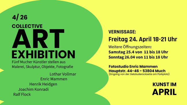 Kunstausstellung - Fünf Mucher Künstler - Ein Wochenende