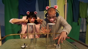 Science Theater mit Piggeldy und Frederick