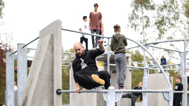 Parkour: Ü40-Training