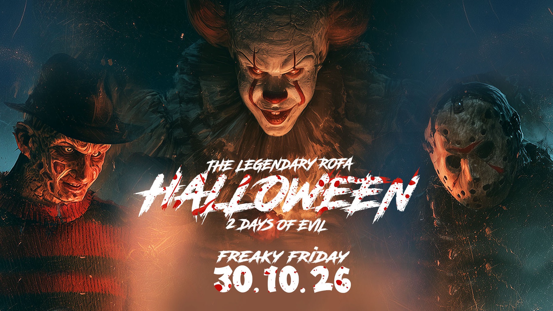 FREAKY FRIDAY | HALLOWEENPARTY - 2 Days of Evil | All Areas @ ROCKFABRIK Augsburg