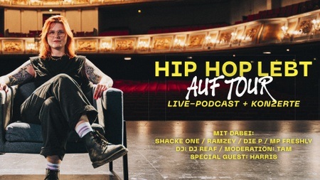 Hip Hop Lebt – Live-Podcast + Konzerte im Admiralspalast Berlin