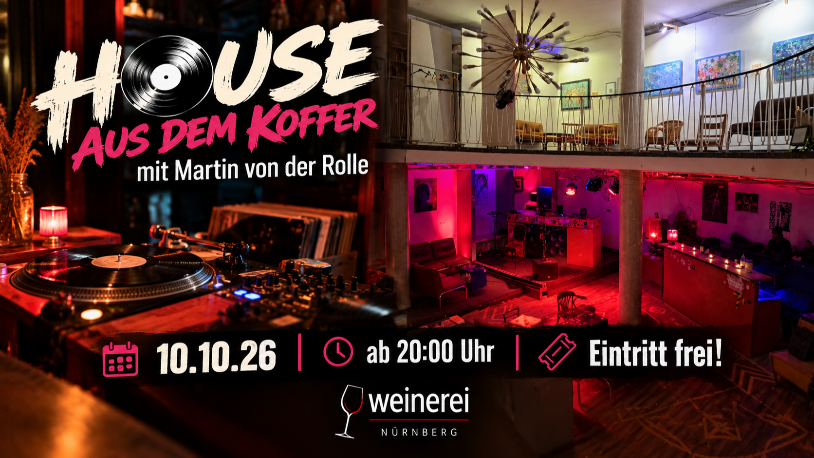 HOUSE AUS DEM KOFFER mit Martin von der Rolle