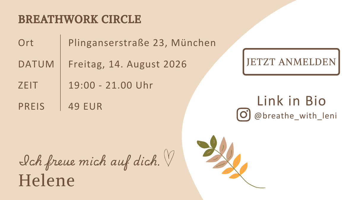 Titelbild der Veranstaltung Breathwork Circle