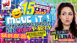 15 Jahre Geburtstagssause Move iT! – die 90er Jahre Party