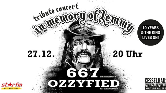 Tribute Concert –  In Memory of Lemmy