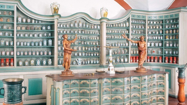 Dauerausstellung des Deutschen Apotheken-Museums