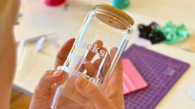 Plotter Schnupperkurs – Dein Einstieg mit Trinkglas