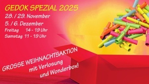 GEDOK Spezial: Die große Weihnachtsaktion der GEDOK Heidelberg mit LOSE-Aktion und WONDERBOX