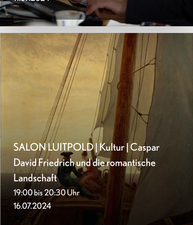 SALON LUITPOLD | Kultur | Caspar David Friedrich und die romantische Landschaft