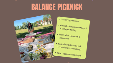 Balance Picknick mit Yoga & Tasting
