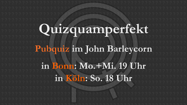 Pubquiz im John Barleycorn