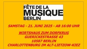 FETE DE LA MUSIQUE VOR DEM WIRTSHAUS ZUM DORFKRUG