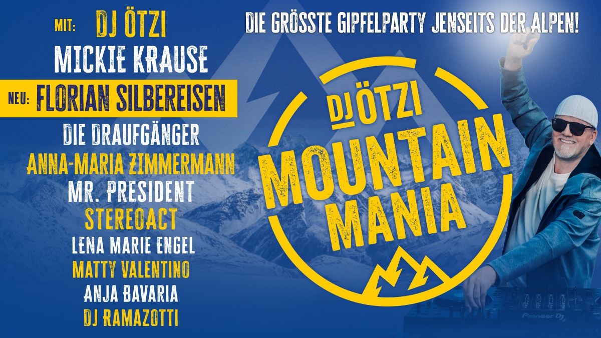 Titelbild der Veranstaltung DJ Ötzi - Mountain Mania