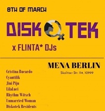 Diskotek x FLINTA* DJs: FREE party for Int'l Womxn's Day