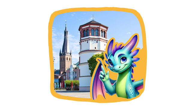 Düsseldorf: Selbstgeführte Schnitzeljagd für Kinder