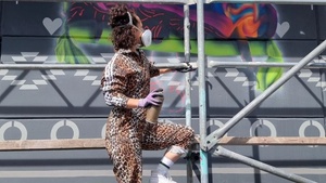 Graffiti mit dem ARIMA Kunstkollektiv