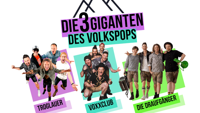 Die 3 Giganten des Volkspops // Frischluft Open Air - Posthof Linz