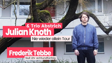 Schrägfest # 9 mit FREDERIK TEBBE + JULIAN KNOTH mit Trio Abstrich | Café NUN Karlsruhe