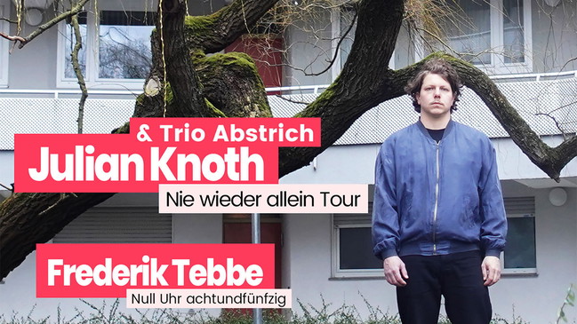 Schrägfest # 9 mit FREDERIK TEBBE + JULIAN KNOTH mit Trio Abstrich | Café NUN Karlsruhe