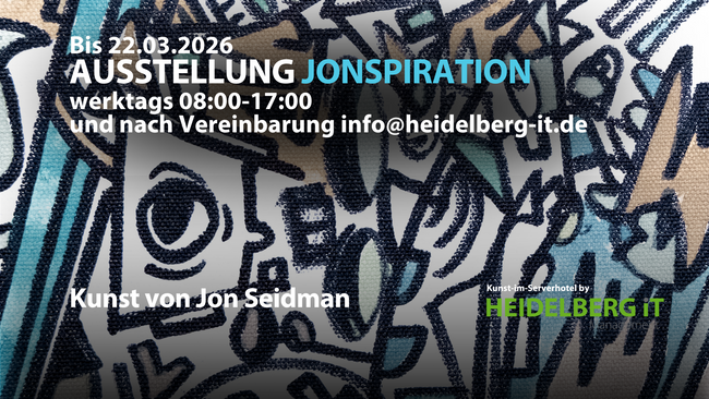 Ausstellung "JONSPIRATION" von Jon Seidman in Heidelberg