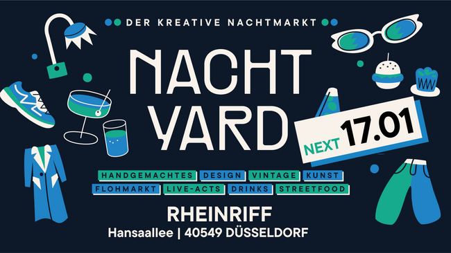 NachtYard - Der kreative Nachtmarkt Düsseldorf 🌙