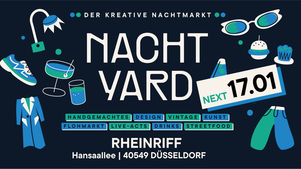 NachtYard - Der kreative Nachtmarkt Düsseldorf 🌙