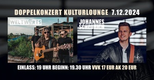 Konzert WELTWäRTS und Johannes Scheurich