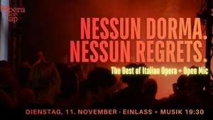 Opera On Tap- Nessun dorma. Nessun Regrets.
